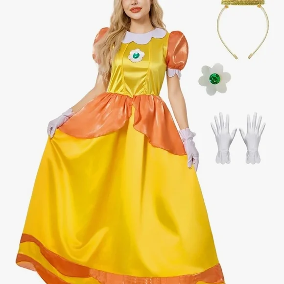 Princess DAISYCostume for Women - Picture 7 of 10